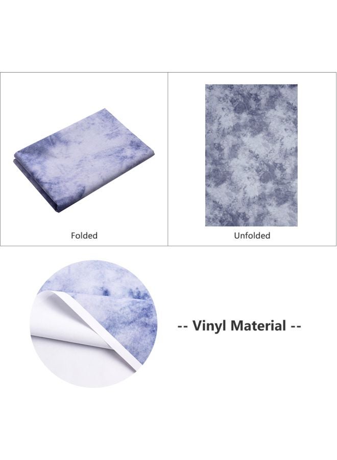 NIBEMINENT Printed Photography Background Blue/White - Image 3