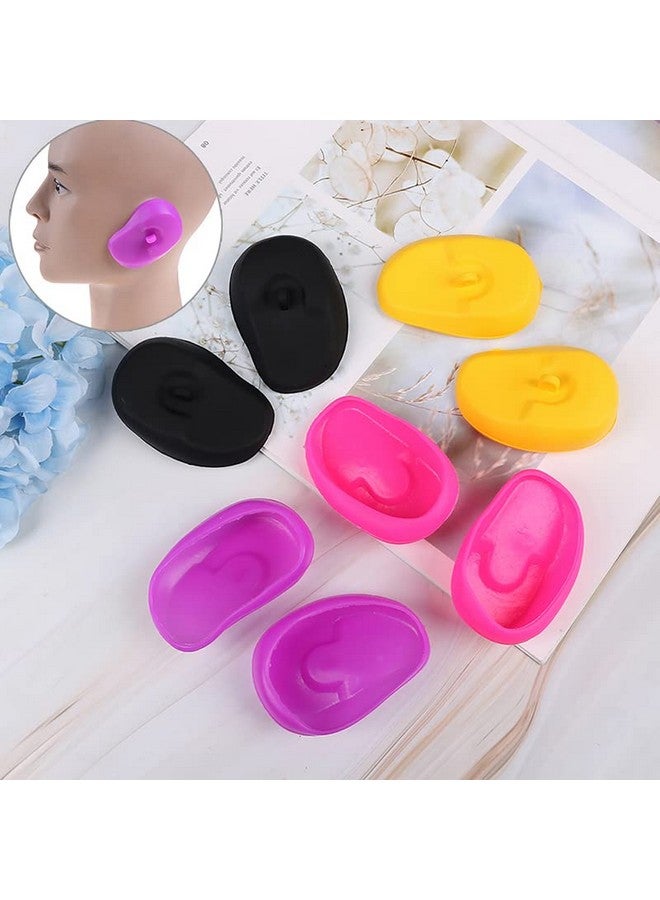 VASANA 3 Pairs Soft Silicone Hair Dye Earmuffs Hair Coloring Ear Cover Shield Protective Cap Hair Treatment Ear Protectors For Salon Home Hairdressing Supply - Image 5