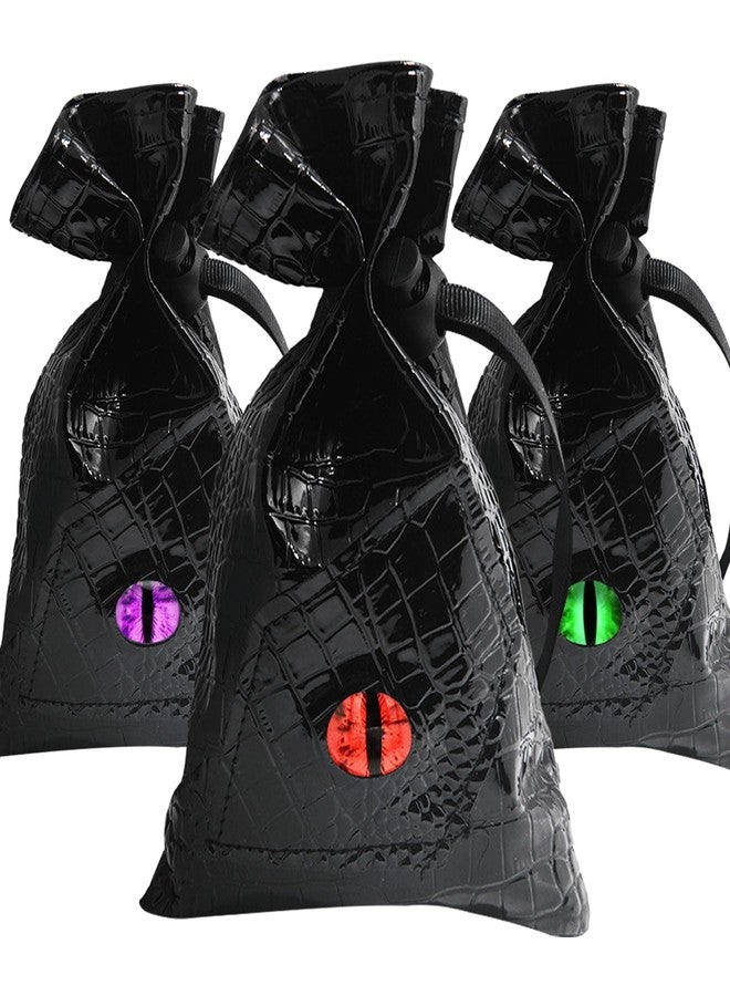 Knana 3Pcs Dragon Dice Bag Leather Dice Bags - DND Dice Bag Leather Dice Pouch - Image 1