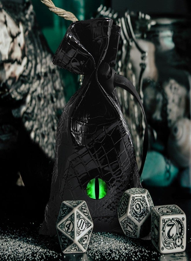 Knana 3Pcs Dragon Dice Bag Leather Dice Bags - DND Dice Bag Leather Dice Pouch - Image 4