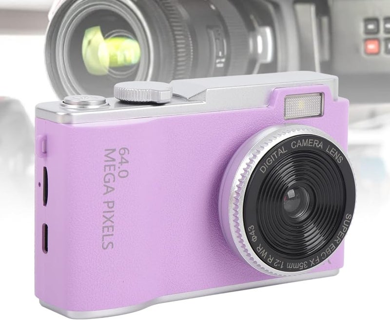 64MP 4K Digital Camera For Photography 16X Zoom 2 4 Inch Screen Anti Shake Compact Travel Camera No Memory Card - Image 4