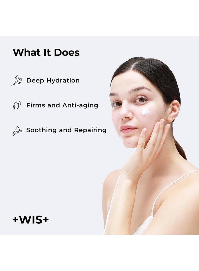 +WIS+ 6X Peptide Collagen Booster Cream, Anti Aging Firming Face Cream with Hyaluronic Acid for All Skin Types, Safe on Sensitive Skin (1.76 fl.oz) - Image 3