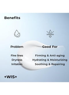 +WIS+ +WIS+ 6X Peptide Collagen Booster Cream, Anti Aging Firming Face Cream with Hyaluronic Acid for All Skin Types, Safe on Sensitive Skin (1.76 fl.oz)  - Image 5