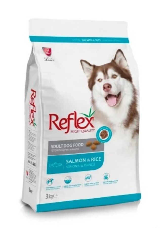 REFLEX Adult Dog Food with Salmon and Rice 3 kg