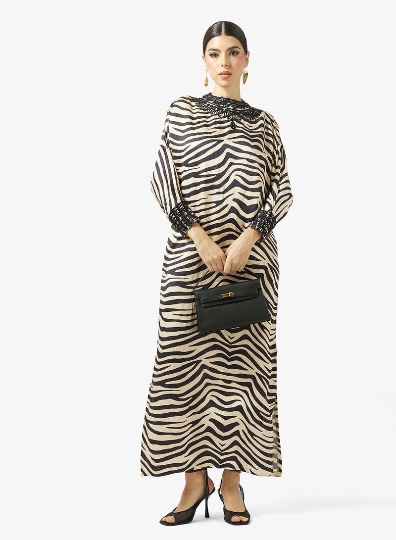 ثريدز باي اجوني فستان ماكسي مطبوع - Image 1