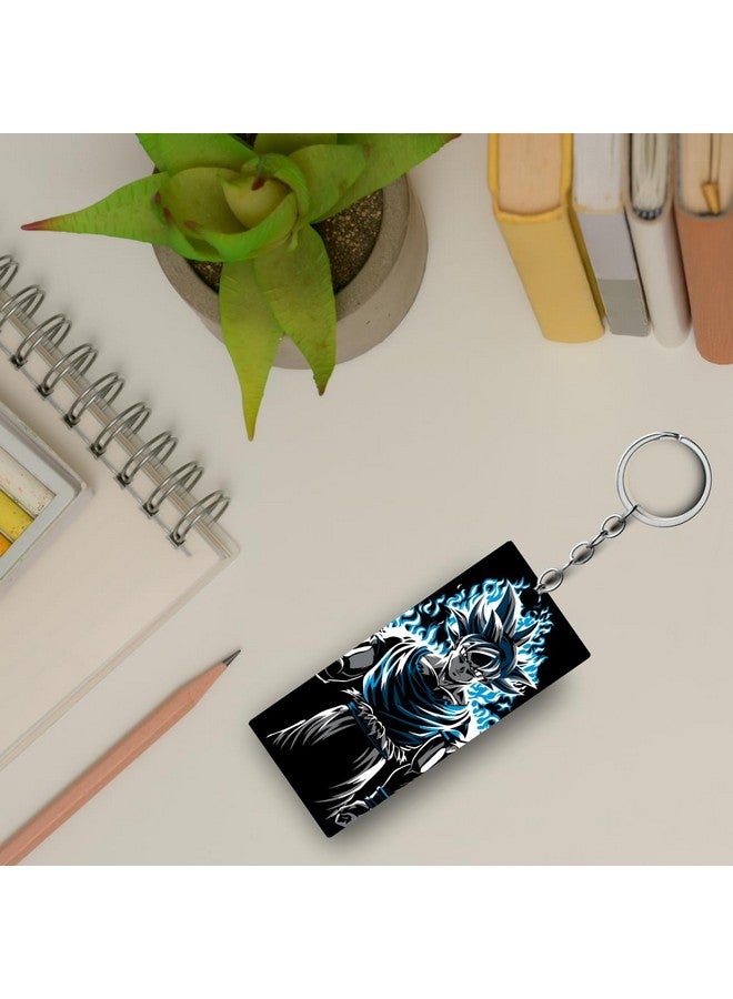 Replix حافظة مفاتيح أنمي مطبوعة من ريبليكس بريميوم (عبوة من 4) | حامل مفاتيح أكريليك (غوكو 2) متعدد الألوان - Image 5