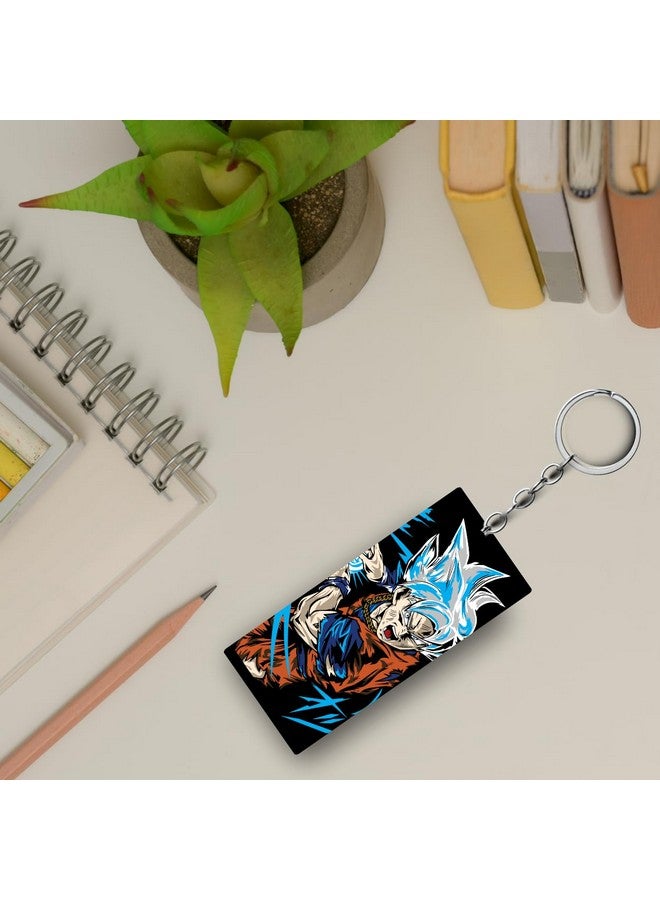Replix حافظة مفاتيح أنمي مطبوعة من ريبليكس بريميوم (عبوة من 4) | حامل مفاتيح أكريليك (غوكو 2) متعدد الألوان - Image 4