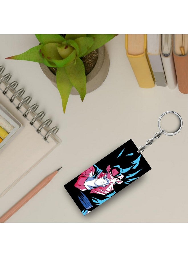 Replix حافظة مفاتيح أنمي مطبوعة من ريبليكس بريميوم (عبوة من 4) | حامل مفاتيح أكريليك (غوكو 2) متعدد الألوان - Image 3