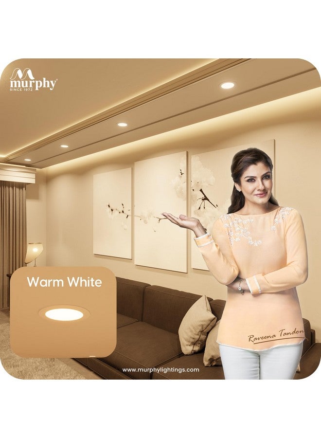 MURPHY Murphy 9W LED Down Light, Warm White Light, Round, Pack of 25, Recessed Ceiling LED Light, Suited for 3 inch Junction Box/Concealed Box (2 Years Warranty) - Image 5