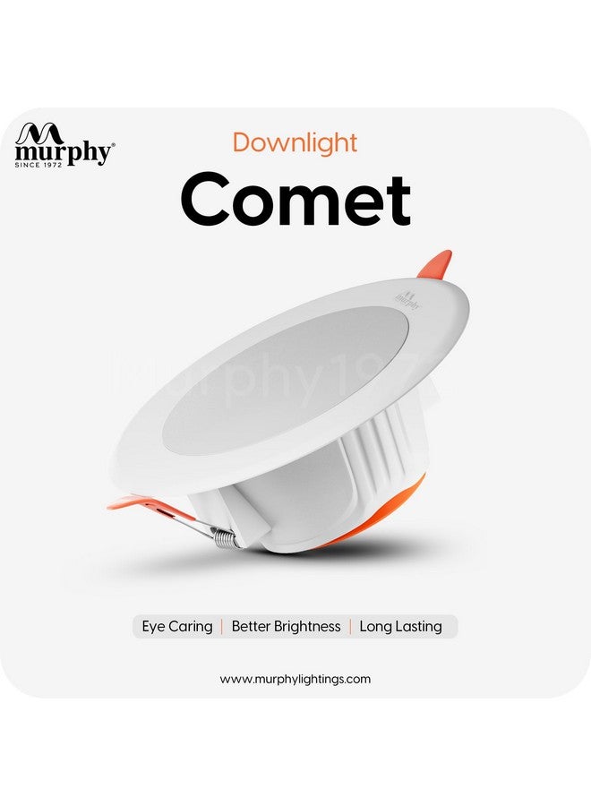 MURPHY Murphy 9W LED Down Light, Warm White Light, Round, Pack of 25, Recessed Ceiling LED Light, Suited for 3 inch Junction Box/Concealed Box (2 Years Warranty) - Image 2