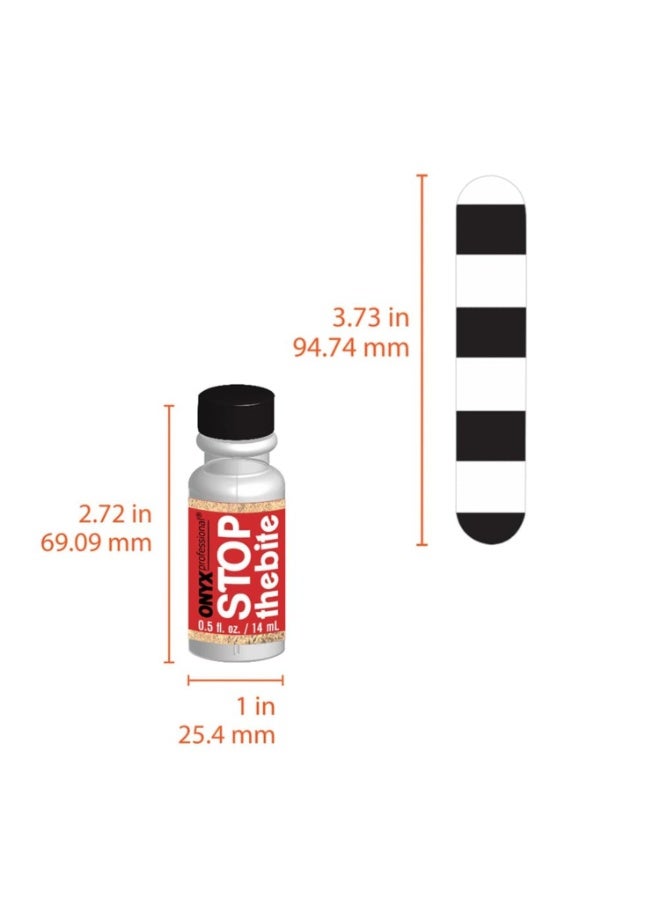Onyx Professional Stop the Bite Nail Biting Prevention Polish, 0.5 Fl Oz - Made in USA, Stop Nail Biting, No Bite Nail Polish, Thumb Sucking Deterrent - Image 2