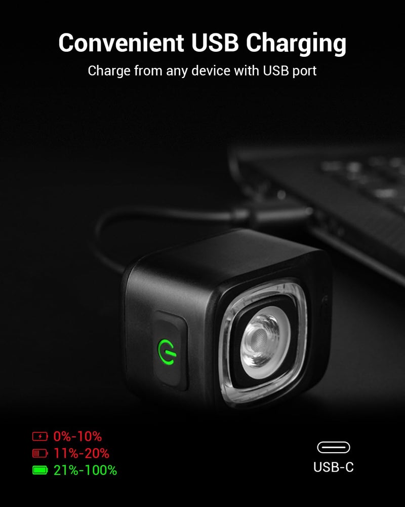 Magicshine SEEMEE 200 V3.0 USB C Rechargeable Bike Tail Lights,200 Lumens Max Output,360° Visibility Bicycle Lights, Smart Brake Sensor IPX6 Waterproof Rear Bike Lights 5 Modes for Road Urban Cyclists - Image 4