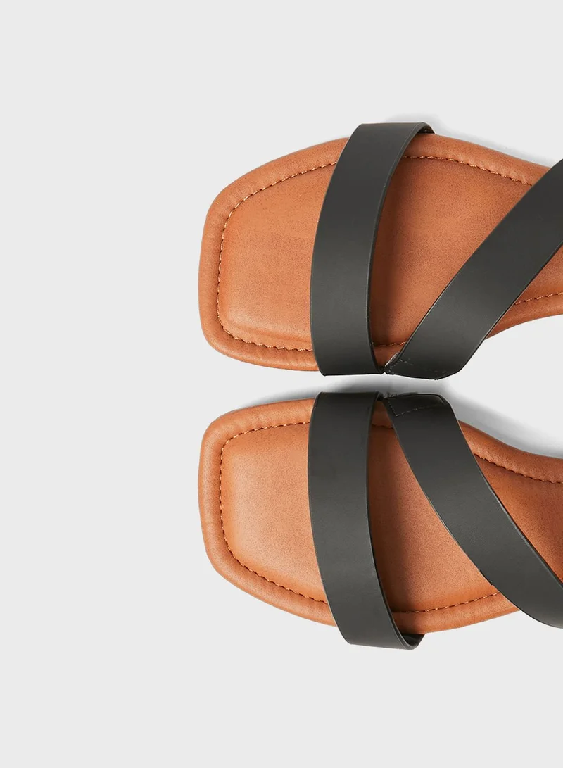 CALL IT SPRING Iggy Buckle Flat Sandals