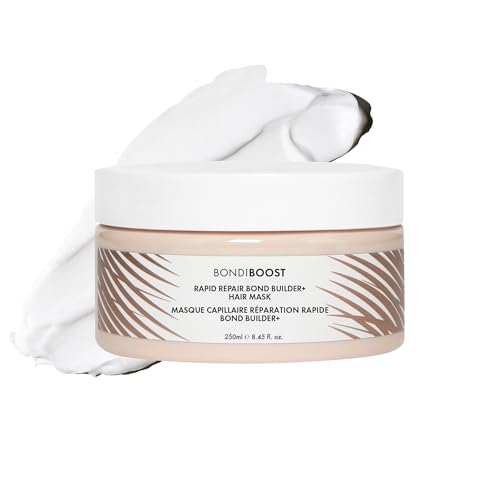 BONDIBOOST Rapid Repair Bond Builder Hair Mask for Damaged Hair 845 fl oz Deep Conditioning Treatment Restores Strength Shine - Image 1