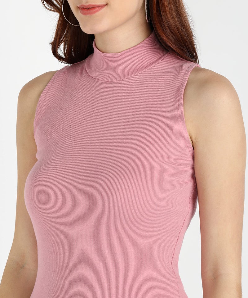 Rock Paper Scissors Women's Slim Fit Tank Top Blush Pink 3Xl - Image 4
