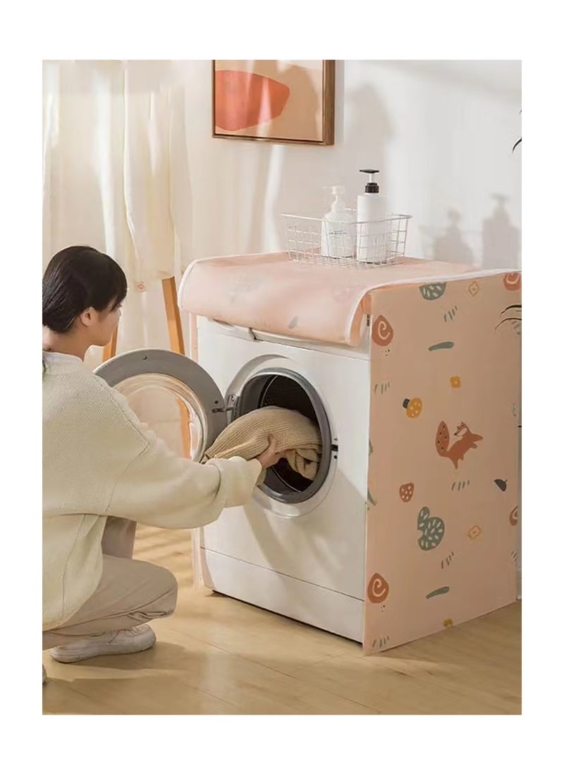 RATSAW Washer and Dryer Covers Laundry Dryer Protect Cover Dust Cover Dustproof Waterproof Design for Easy Use Fit for Most Front Loading Washing Machine  - Image 2