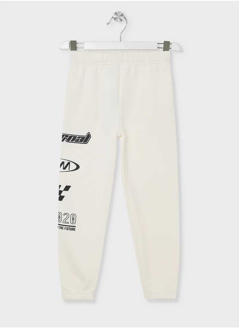 The Giving Movement Kids Racing Printed Jogger