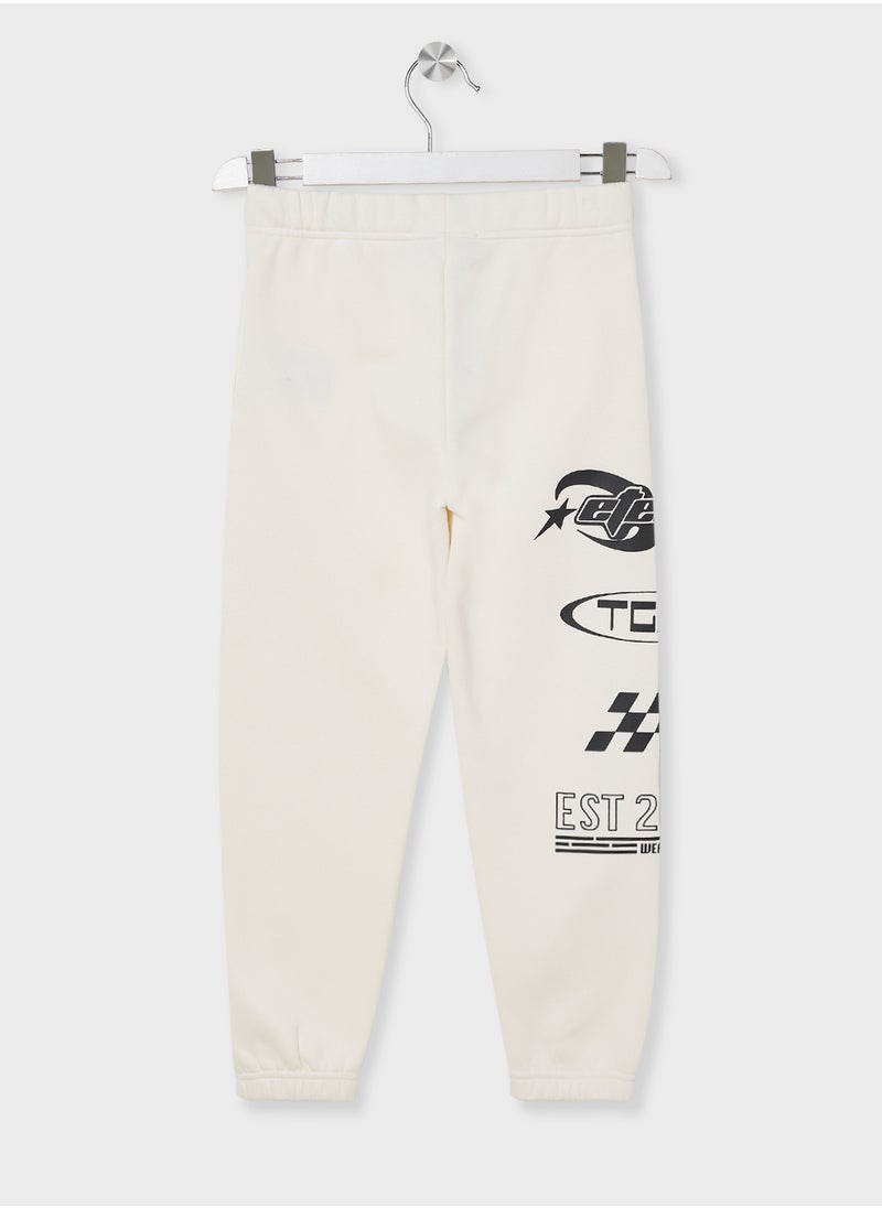 The Giving Movement - Kids Racing Printed Jogger - Image 1