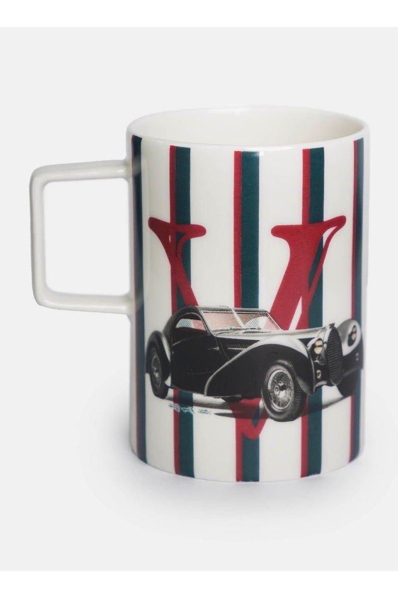 VITELLI DESIGN STUDIO Classic Cars 40s Porcelain Coffee Mug - Image 2