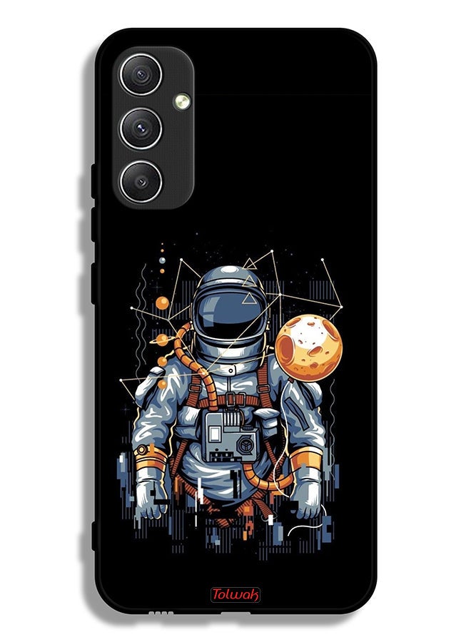 Tolwak Samsung Galaxy A34 5G Protective Case Cover Astronaut Abstract Art - Image 1