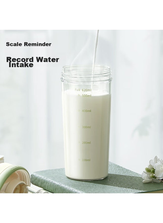 RELEA Wusheng Water Bottle For Women With Straw, Large Capacity Sports Water Bottle, Tritan Plastic Cup, Student Cup, Back-to Gift - Image 5