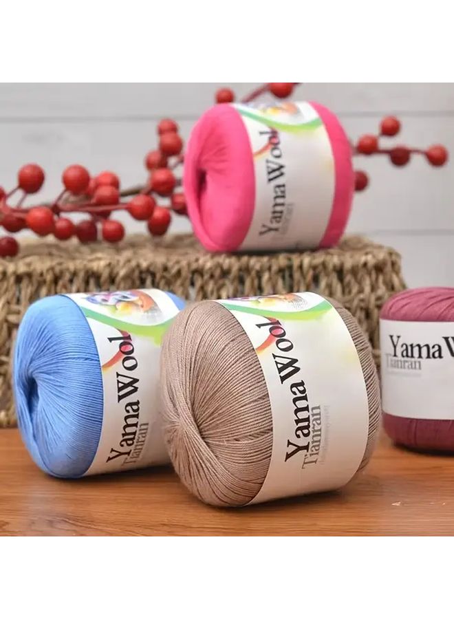 12 Navy Blue Linen Blend Crochet Yarn Size 5 Knitting Needles 300g for Handcrafting Summer Cardigans Hats Scarves Craft Projects Multiple Colors Available - Image 2
