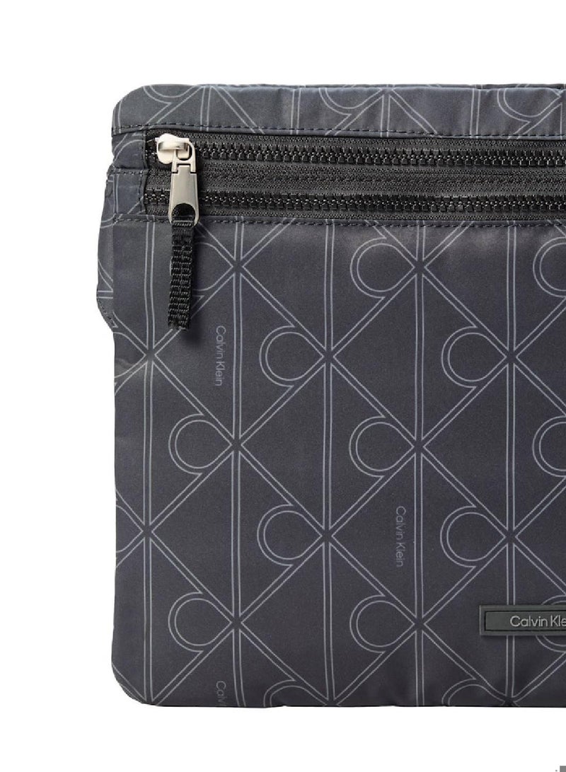 CALVIN KLEIN Printed Emblem Sling Shoulder Bag - Image 4