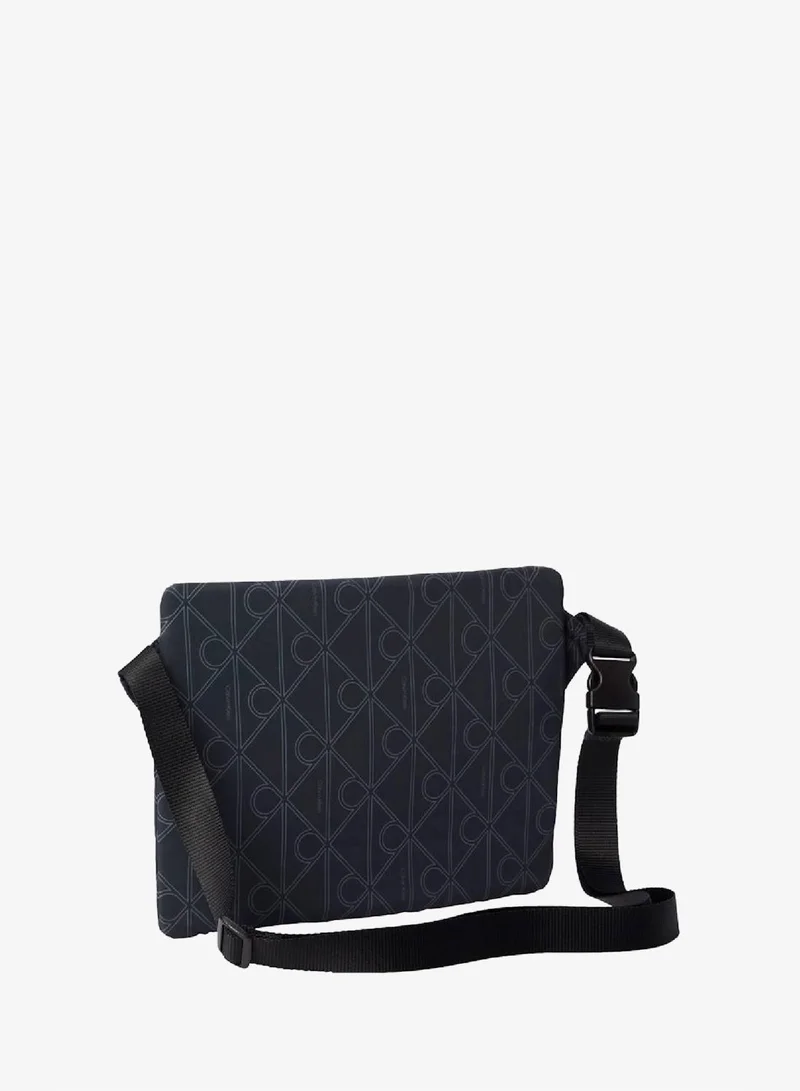 CALVIN KLEIN Printed Emblem Sling Shoulder Bag