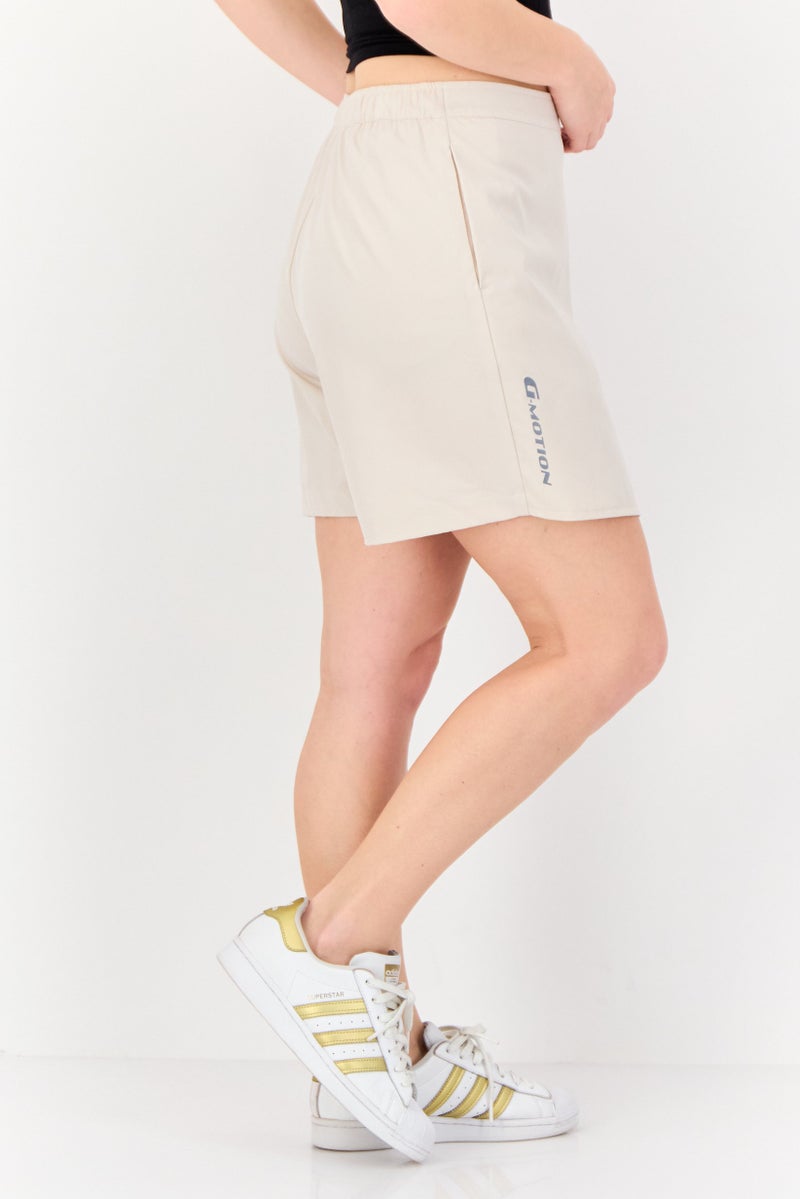 GIORDANO G-Motion Women Sportswear Fit Outdoor Skort, Beige  - Image 4