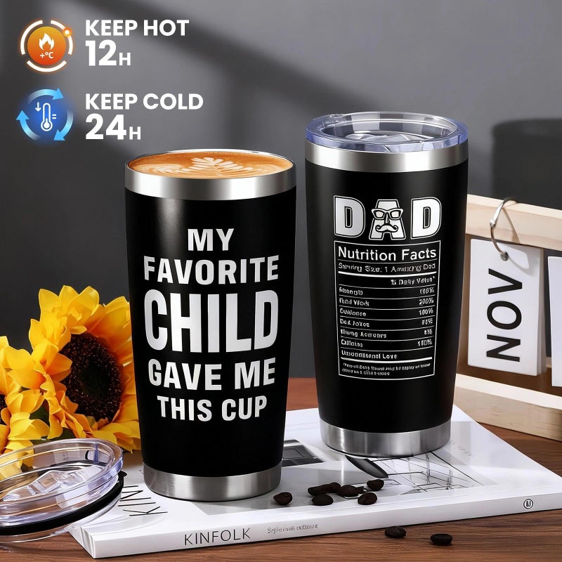 Pradnel Gifts for Dad Birthday Funny Dad Gifts from Daughter Son Kids Cool Father Happy Birthday Gift Ideas for Dads Presents Basket for Best Dads Ever, Daddy Father Gift Stuff for Christmas, Fathers Day - Image 2