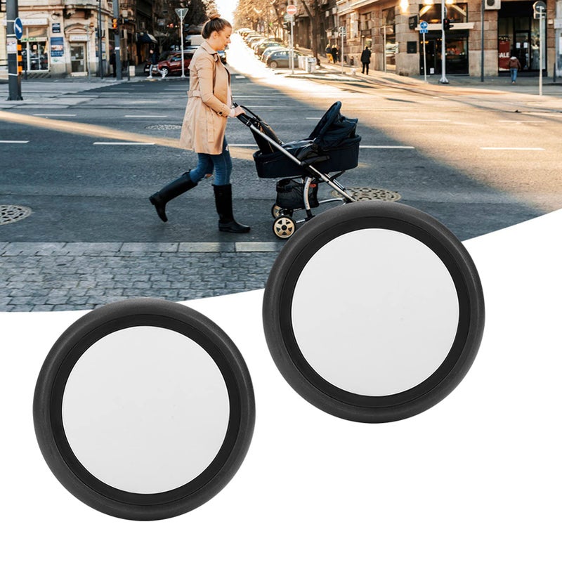 Hztyyier Stroller Wheels Replacement, Universal Baby Stroller Rubber Tires with Tools for Yoya Vovo Carriage Rear Use - Image 2