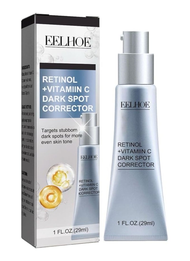EELHOE Eelhoe Retinol + Vitamin C Dark spot Corrector, Fade Dark Spots and Chloasma, Moisturizing and Nourishing Cream, Softens The Skin.  - Image 1