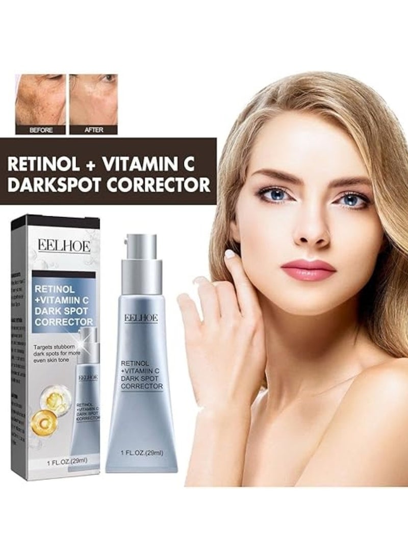 EELHOE Eelhoe Retinol + Vitamin C Dark spot Corrector, Fade Dark Spots and Chloasma, Moisturizing and Nourishing Cream, Softens The Skin.  - Image 3