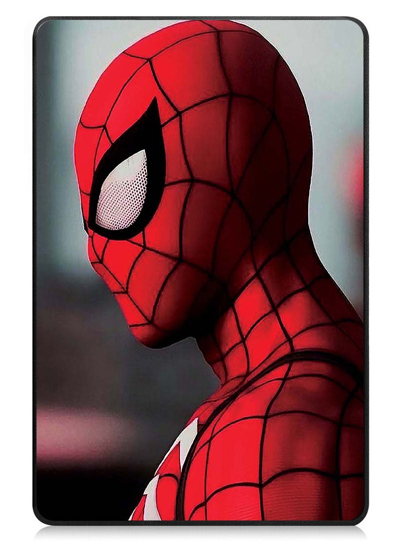 Theodor Protective Flip Case For Samsung Galaxy Tab S9 FE With Trifold Stand Auto Wake Sleep Shockproof Cover Spider Man Side Face - Image 1
