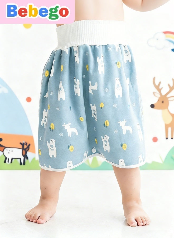 BEBEGO 3pcs Diaper Skirt, Cute, Simple, Multiple Colors, Suitable for Boys And Girls, Reusable, Suitable for Baby Potty Training, Baby Leak-Proof Cloth Diapers Can Be Worn All Year Round, Suitable for Gifts - Image 5