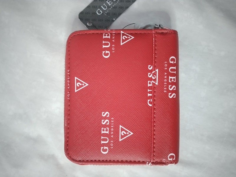 جيست لوريل SLG سحاب صغير حول المحفظة طباعة حمراء - Image 3