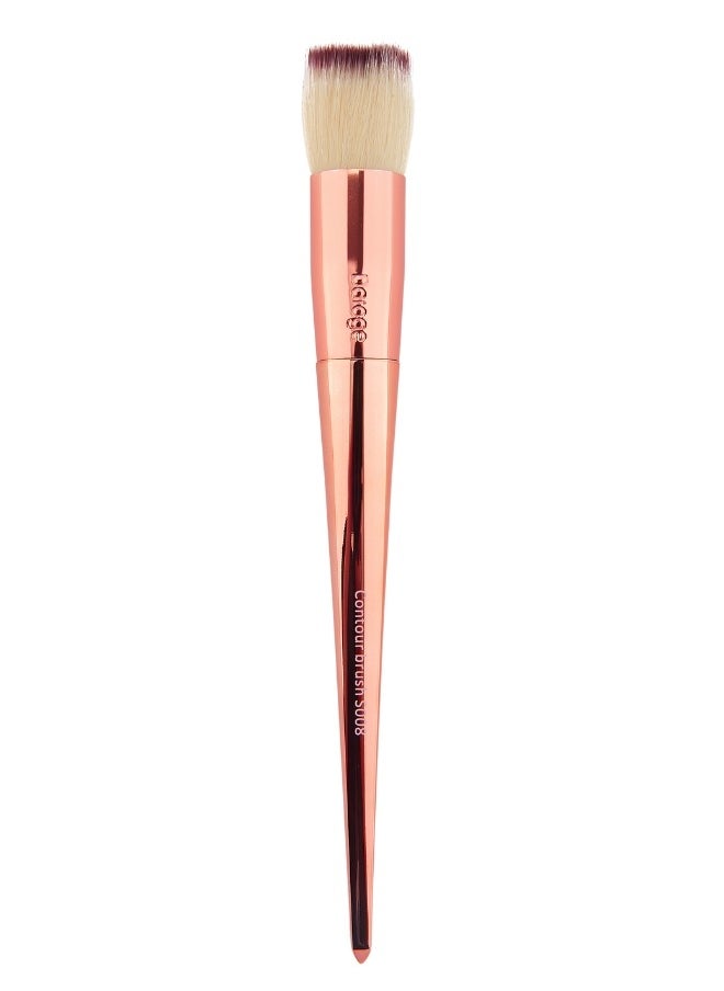 daroge Professional Contour Makeup Brush - Gold  - Image 1