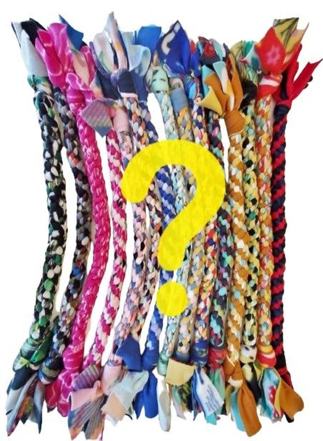 Dog Puppy Tug Pull Toy Rope Play Durable Interactive Entertaining Heavy Duty Fleece Round Square Braid by Knots SO Fast (Mystery 1 pc) - Image 2