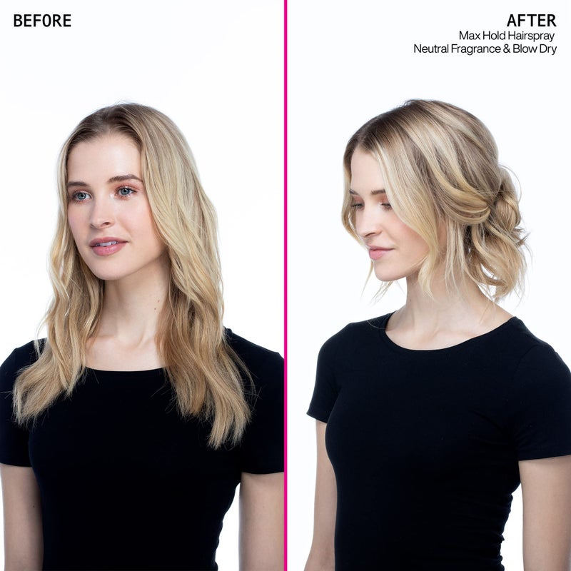 Redken Max Hold Neutral Hairspray 32 | Extreme Maximum High Hold Hairspray | Long-Lasting Lift & Frizz Control | For All Hair Types | Neutral Fragrance - Image 3