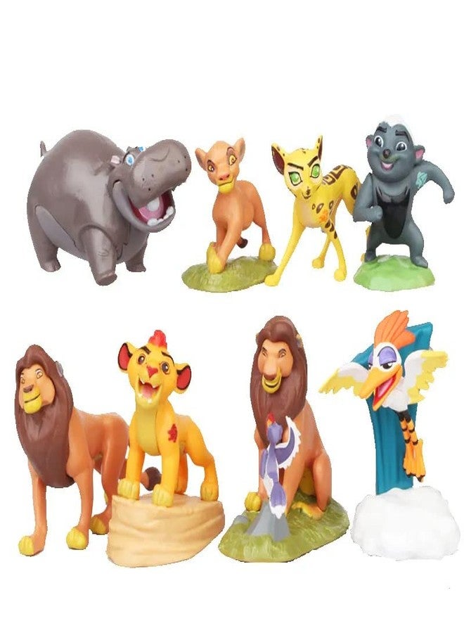 Buko The Lion King Deluxe Action Figures Toys Set Mini Figurines Toy Set, (2-4 Inches,8Pcs) - Image 1