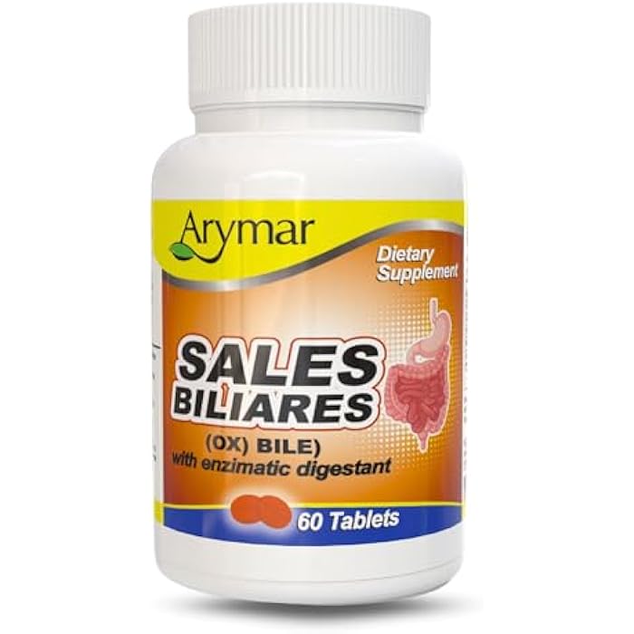 Arymar Sales Biliares Ox Bile with Digestive Enyzmes 60 Tabs - Image 1