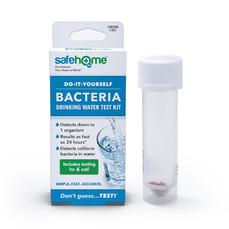 Safe Home® DIY Bacteria in Water Test Kit – Results as Fast as 24 Hours – Detects 50 Different Species of Coliform Bacteria – EPA Lab Certified – Made in The USA – (1 Pack) - Image 1