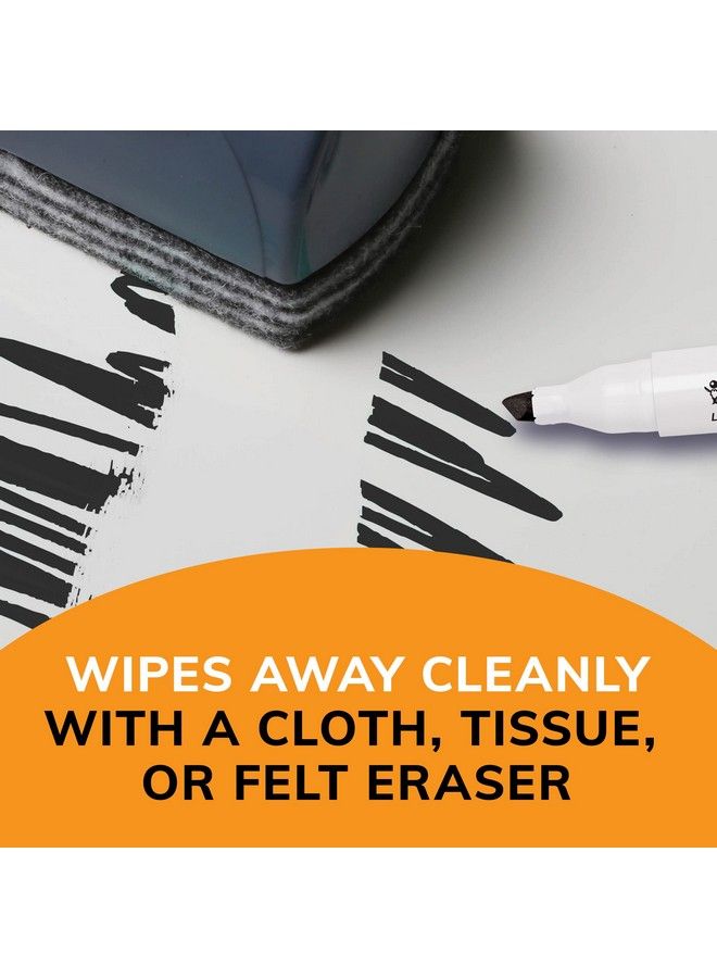 Bic Intensity Black Low Odor Dry Erase Markers Chisel Tip 12Count Pack Of Erasable Markers With Lowodor Ink For A Pleasant Writing Experience - Image 5