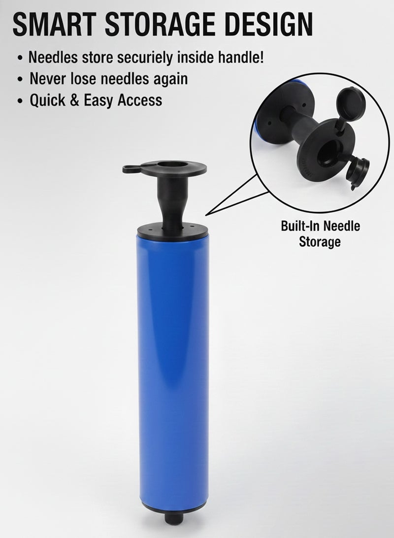 QUTOOB Basketball Air Pump - Mini Size, Portable, Durable, Fast-Inflating | Multiple Needles and Hose - Image 3