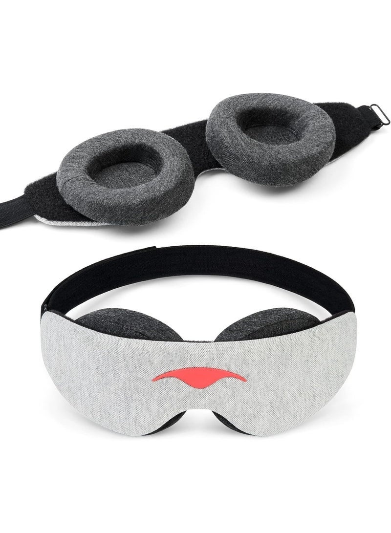 Arabest Sleep Slim Mask, Ultra-Lightweight Blackout Eye Mask, Slim Comfort Design, Zero Eye Pressure, Infinitely Adjustable Eye Cups, Perfect for Side ers - Image 1