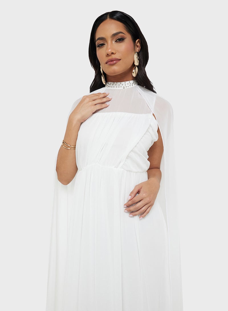 Khizana Cape Sleeve Maxi Dress  - Image 3