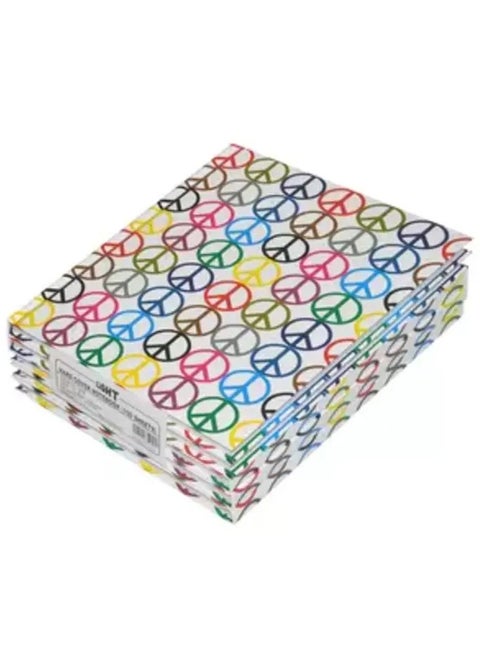 100 Sheets ,LIGHT Hard Cover Notebook , Pack of 5, Size:9X7 Inches -LINB971001307