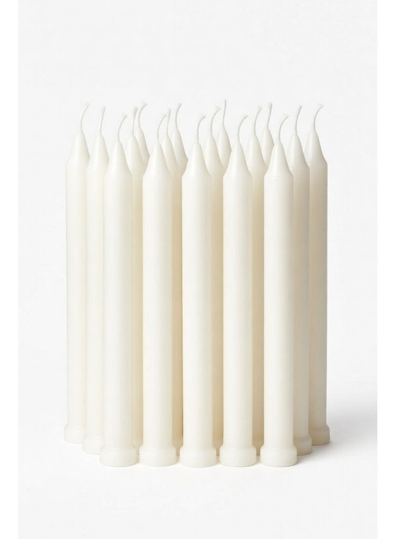 Premium Soy Wax Taper Candles – 6 Inch Elegant Dinner Candles, Set of 25 Pieces, Clean Burn, Smokeless & Long Lasting, Perfect for Home Décor, Events & Parties. - Image 3