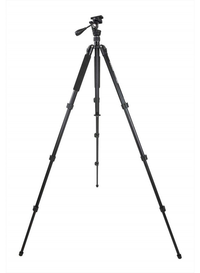 Celestron Hummingbird Fast Action Pan Tilt Head Tripod - Excellent Choice for a Spotting Scope, Binocular or Camera, Black (82051) - Image 1