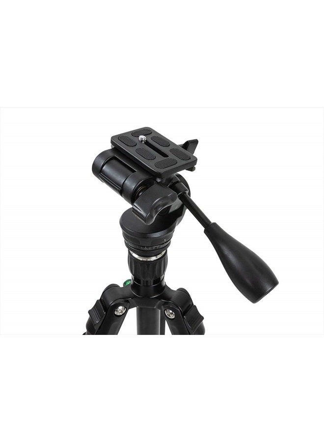 Celestron Hummingbird Fast Action Pan Tilt Head Tripod - Excellent Choice for a Spotting Scope, Binocular or Camera, Black (82051) - Image 2